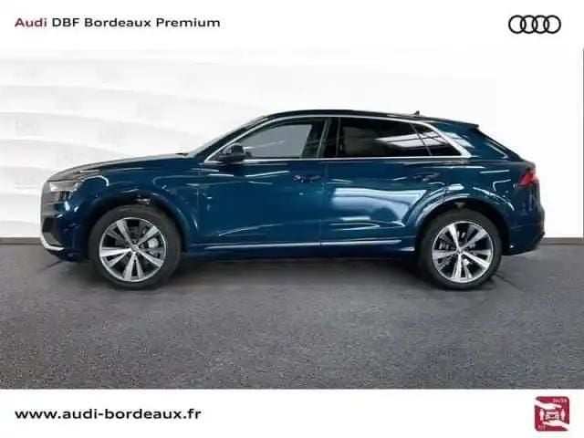 Bleu Occasion 2019 Audi Q8 Premium SUV | 53 990 € (Prix assez cher) - Image 1/3