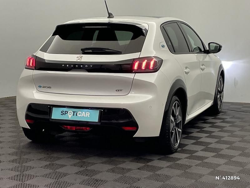 Occasion Peugeot e-208 GT 100 kW (136 ch) 2021 Blanc Citadine