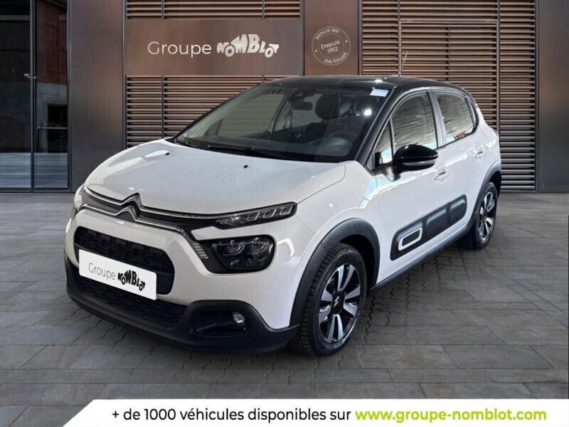 Blanc Utilisé 2021 Citroën C3 PureTech Citadine | 12 789 € (Prix assez cher) - Image 1/4