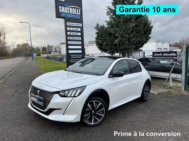 Blanc Utilisé 2020 Peugeot 208 GT-line Citadine | 15 990 € (Prix juste) - Image 1/4