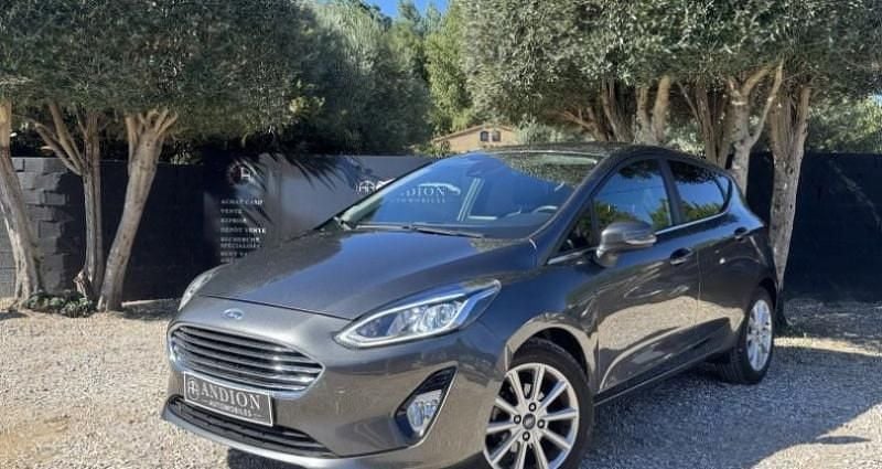 Gris Utilisé 2019 Ford Fiesta Titanium Citadine | 8 990 € (Bon prix) - Image 1/4