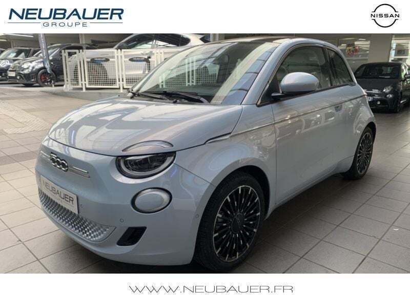 Bleu clair Utilisé 2021 Fiat 500e La Prima Berline | 18 970 € (Prix assez cher) - Image 1/4