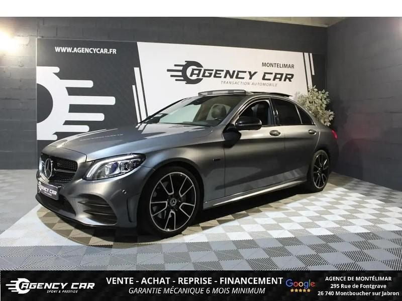 Gris Utilisé 2020 Mercedes C300e AMG line Berline | 28 490 € (Bon prix) - Image 1/4