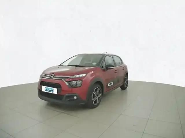 Rouge Occasion 2024 Citroën C3 PureTech Citadine | 13 590 € (Prix juste) - Image 1/4