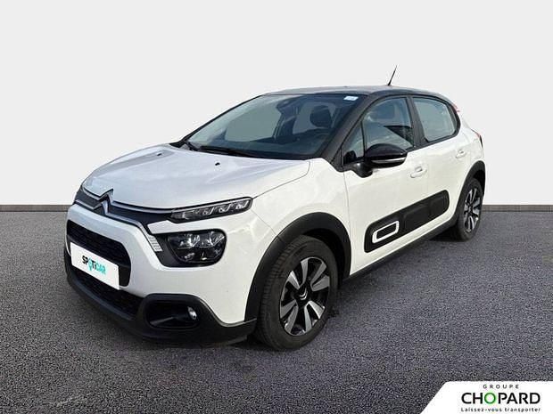 Blanc Utilisé 2021 Citroën C3 Shine Citadine | 10 590 € (Prix juste) - Image 1/4