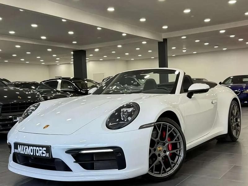 Blanc Utilisé 2019 Porsche 911 Carrera 4S Cabriolet Cabriolet | 127 990 € - Image 1/4