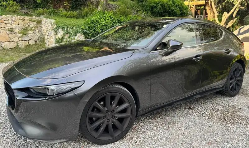 Noir Utilisé 2020 Mazda 3 Sports-Line Berline | 20 700 € (Prix juste) - Image 1/4