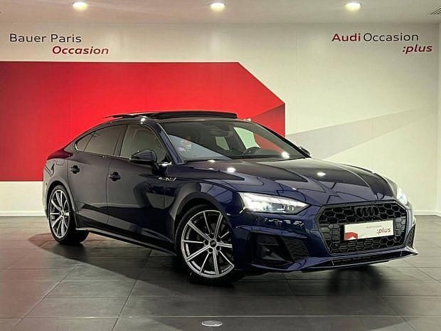 Bleu Utilisé 2022 Audi A5 S-Line Coupé | 39 980 € - Image 1/4