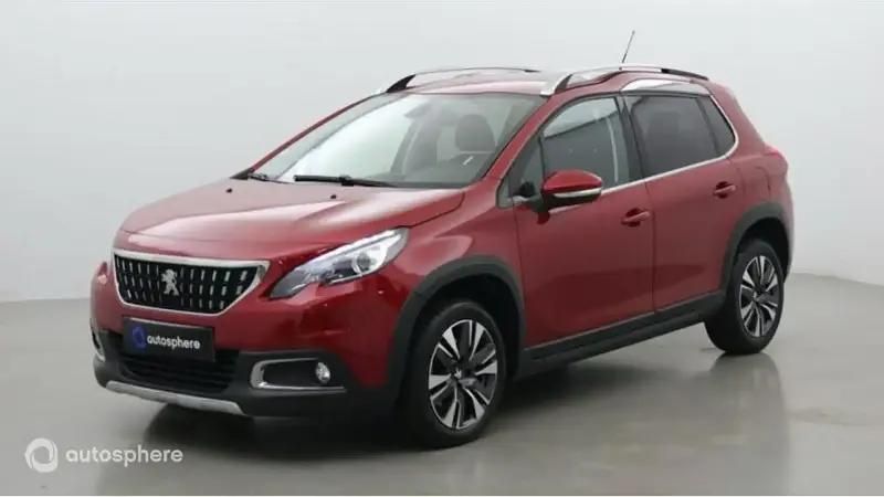 Rouge ultimate Utilisé 2019 Peugeot 2008 Allure SUV | 11 499 € (Super prix) - Image 1/4