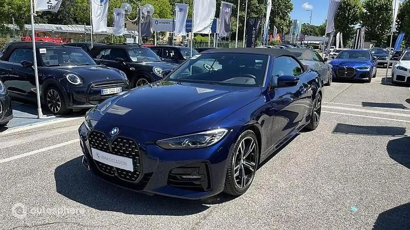 Blanc Occasion 2022 BMW 420 M Sport Cabriolet | 32 999 € (Super prix) - Image 1/4