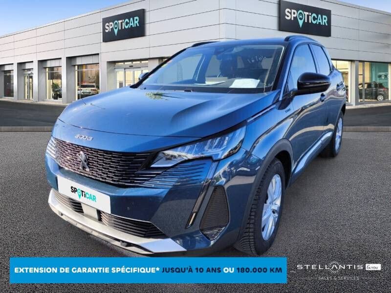 Bleu Utilisé 2022 Peugeot 3008 Style | 18 490 € (Bon prix) - Image 1/4