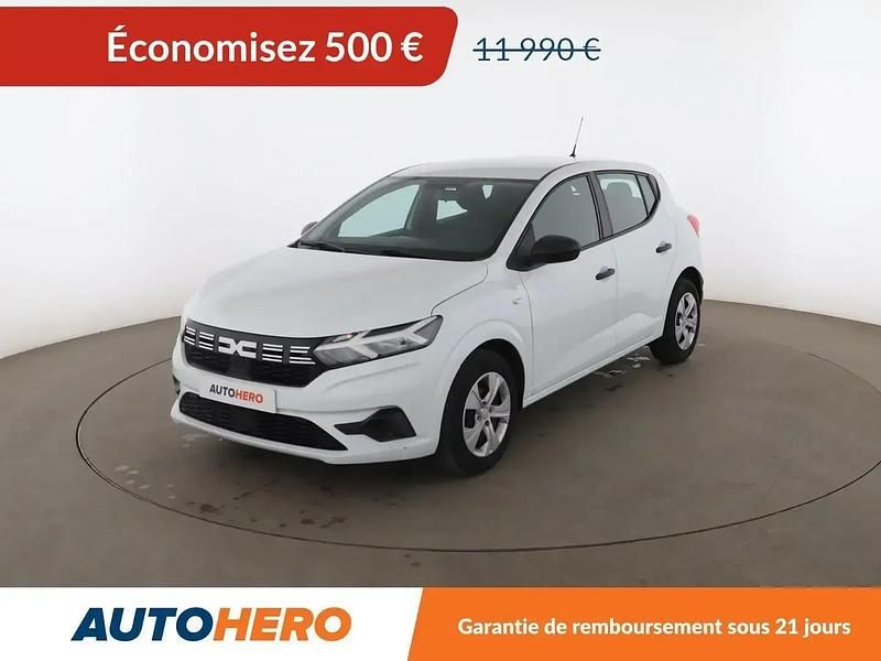Blanc Utilisé 2023 Dacia Sandero Essentiel Citadine | 11 490 € (Prix juste) - Image 1/2