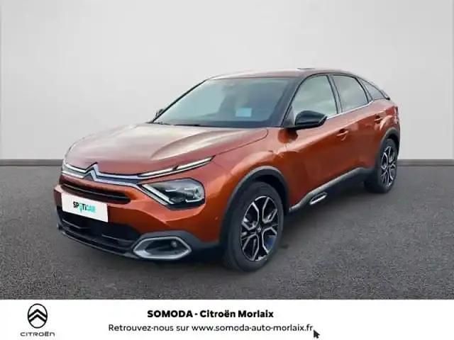 Brun caramel (n) Occasion 2022 Citroën e-C4 Shine Berline | 18 990 € (Prix juste) - Image 1/4