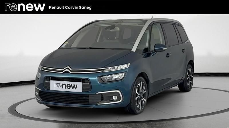 Bleu Occasion 2020 Citroën C4 SpaceTourer Shine Monospace | 17 584 € (Prix assez cher) - Image 1/4