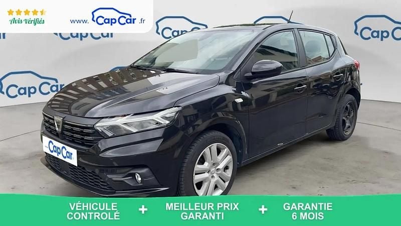Noir Utilisé 2021 Dacia Sandero Comfort Citadine | 12 290 € (Bon prix) - Image 1/4