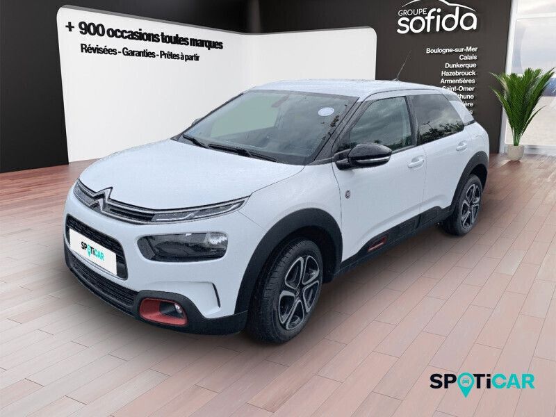 Blanc Utilisé 2020 Citroën C4 Cactus PureTech Citadine | 10 490 € (Bon prix) - Image 1/4