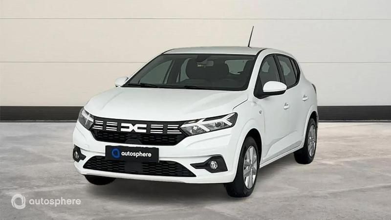 Blanc Utilisé 2023 Dacia Sandero Expression Citadine | 13 299 € (Bon prix) - Image 1/4