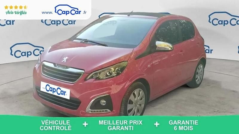 Rouge Utilisé 2020 Peugeot 108 Style Citadine | 8 990 € (Prix juste) - Image 1/4