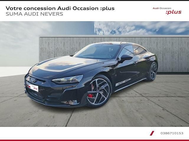 Noir mythe métallisé Utilisé 2022 Audi e-tron GT quattro Sport Berline | 69 990 € (Prix cher) - Image 1/4