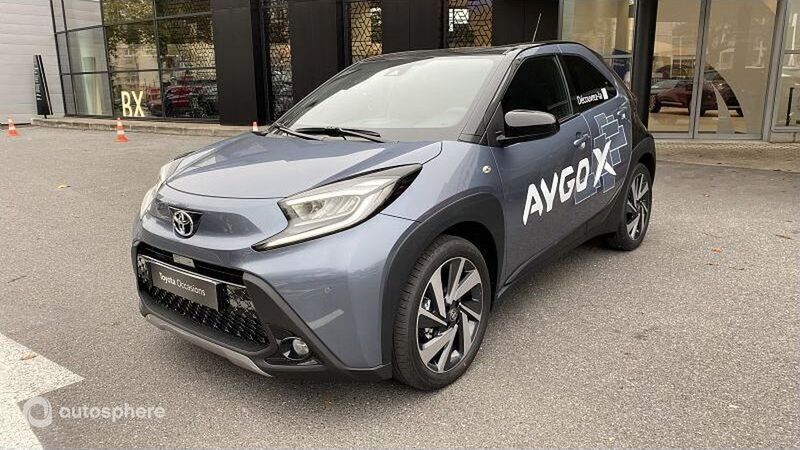Biton gris célestine/toit noir Utilisé 2024 Toyota Aygo Citadine | 19 990 € (Prix cher) - Image 1/4