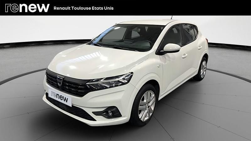 Blanc Occasion 2021 Dacia Sandero Comfort Citadine | 10 990 € (Bon prix) - Image 1/4
