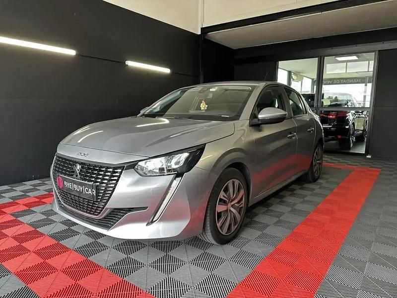 Gris Occasion 2020 Peugeot 208 Business-Line Citadine | 9 990 € (Super prix) - Image 1/4