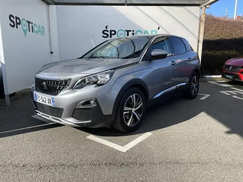 Gris Utilisé 2018 Peugeot 3008 Allure SUV | 18 990 € (Prix cher) - Image 1/4