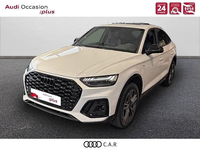 Blanc arcona Occasion 2024 Audi Q5 Sportback S-Line SUV | 69 900 € (Prix cher) - Image 1/4