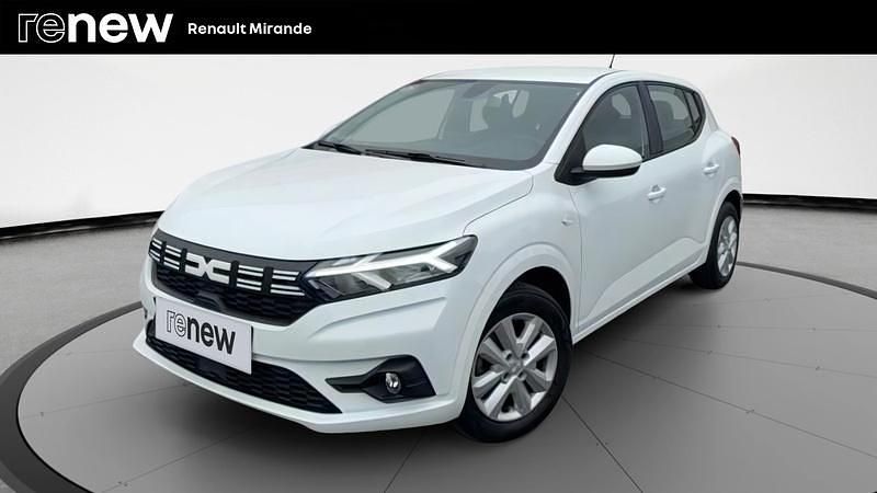 Blanc Utilisé 2023 Dacia Sandero Expression Citadine | 12 990 € (Bon prix) - Image 1/4