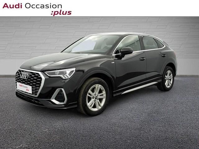 Noir mythic métallisé Utilisé 2021 Audi Q3 S-Line SUV | 30 900 € (Prix juste) - Image 1/4