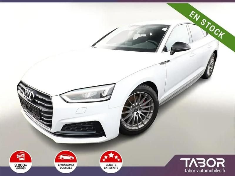 Blanc Occasion 2017 Audi A5 Sportback Sport Citadine | 21 988 € (Bon prix) - Image 1/4