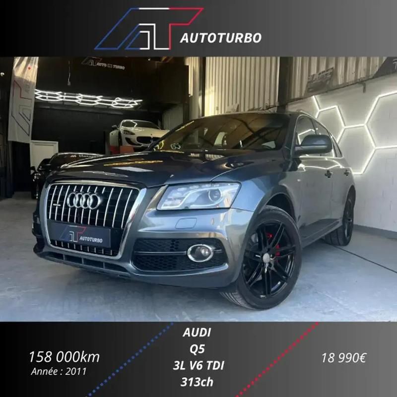 Gris Occasion 2011 Audi Q5 S-Line SUV | 18 990 € (Prix juste) - Image 1/4