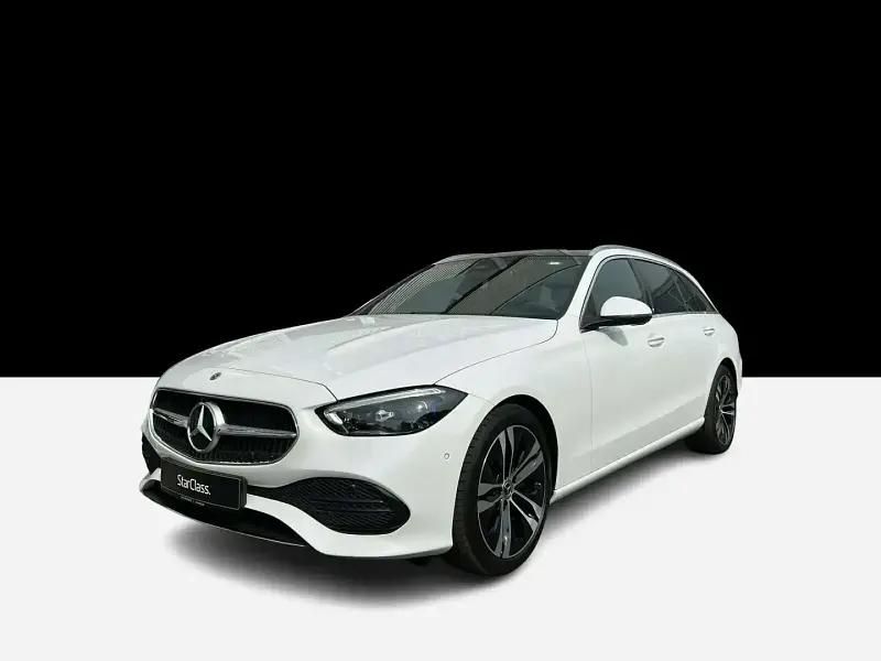 Blanc Utilisé 2024 Mercedes C220 Avantgarde Break | 59 476 € - Image 1/4