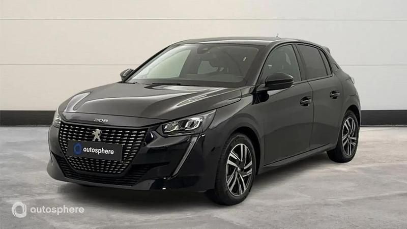 Noir Utilisé 2022 Peugeot 208 Allure Citadine | 15 999 € (Prix juste) - Image 1/4