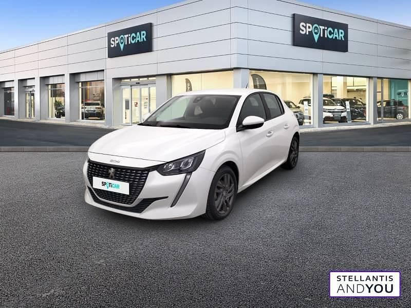 Blanc Occasion 2021 Peugeot 208 Business-Line Citadine | 12 689 € (Prix juste) - Image 1/4