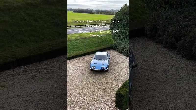 Occasion Maserati Indy 335 ch (246 kW) 1970 Bleu Coupé