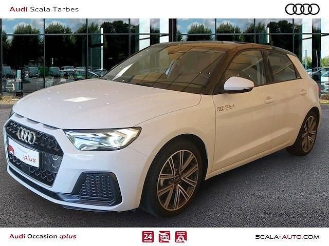 Blanc glacier métallisé noir mythe métallisé Occasion 2025 Audi A1 Sportback Design Citadine | 26 990 € (Prix juste) - Image 1/4