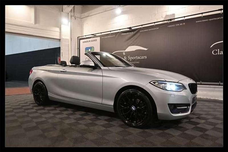 Occasion BMW 218 Sport Line 136 ch (100 kW) 2016 Gris Cabriolet