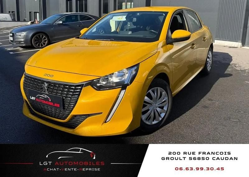 Jaune Utilisé 2021 Peugeot 208 S Citadine | 8 990 € (Bon prix) - Image 1/4