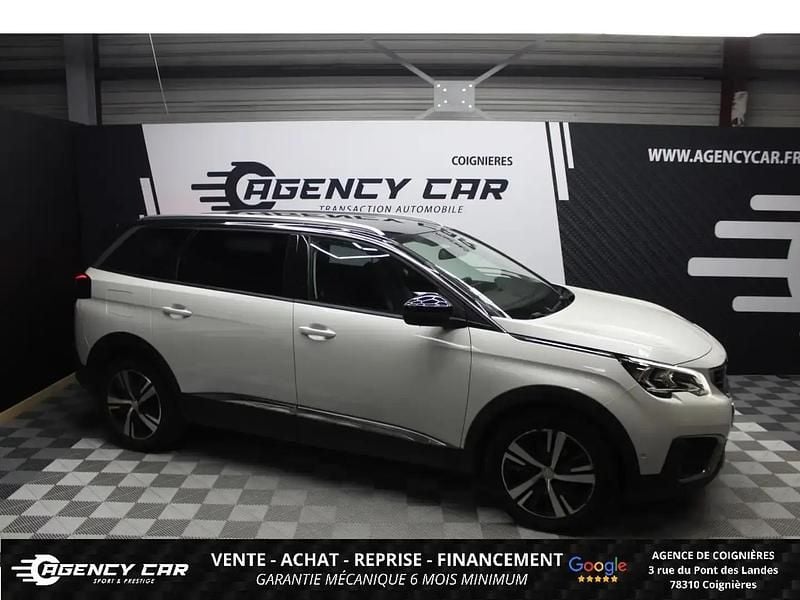 Blanc Utilisé 2017 Peugeot 5008 Allure Monospace | 13 799 € (Prix juste) - Image 1/4