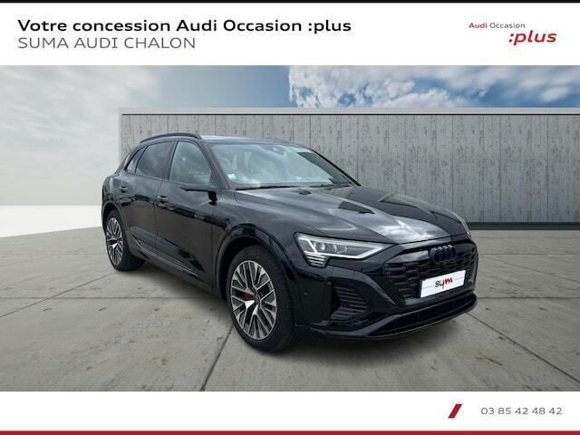 Noir mythe métallisé Utilisé 2024 Audi Q8 e-tron S-Line SUV | 63 990 € (Super prix) - Image 1/4