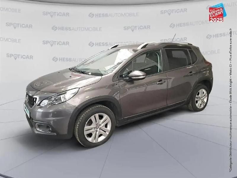 Gris Utilisé 2019 Peugeot 2008 Signature Sky SUV | 8 999 € (Super prix) - Image 1/4