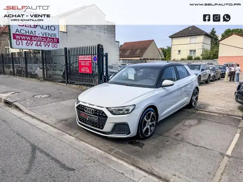 Blanc Utilisé 2020 Audi A1 Advanced Citadine | 16 800 € (Prix juste) - Image 1/4