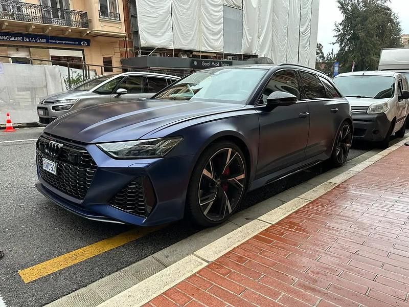 Bleu Occasion 2022 Audi RS6 Sport Break | 104 900 € - Image 1/4