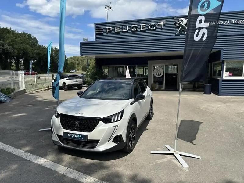 Blanc Utilisé 2021 Peugeot 2008 GT SUV | 15 390 € (Bon prix) - Image 1/4