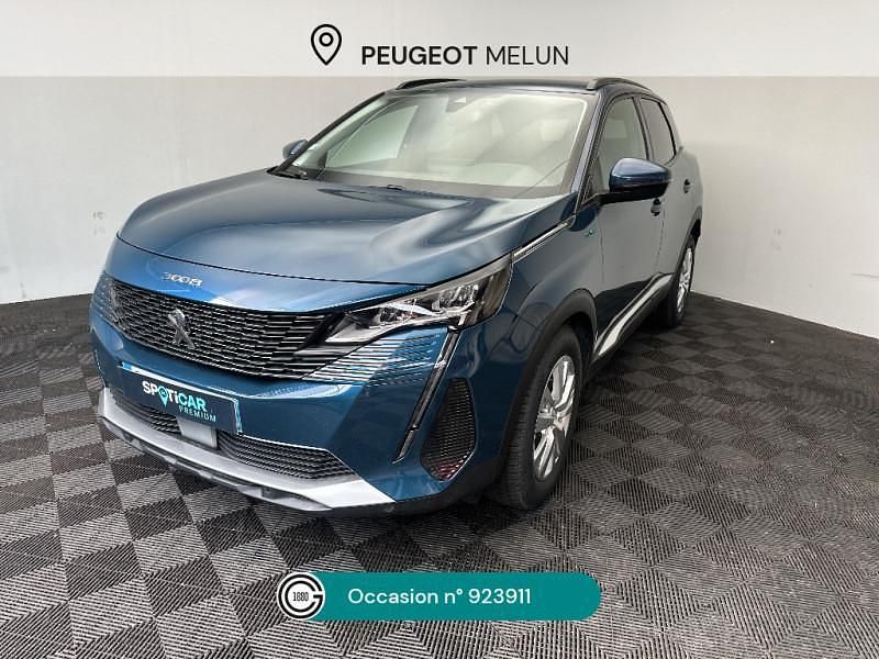 Bleu Utilisé 2021 Peugeot 3008 Style SUV | 19 980 € (Prix juste) - Image 1/4