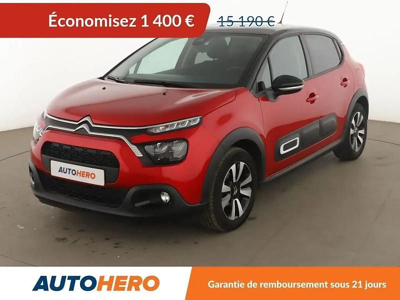Rouge Utilisé 2024 Citroën C3 PureTech Citadine | 13 790 € (Prix juste) - Image 1/2