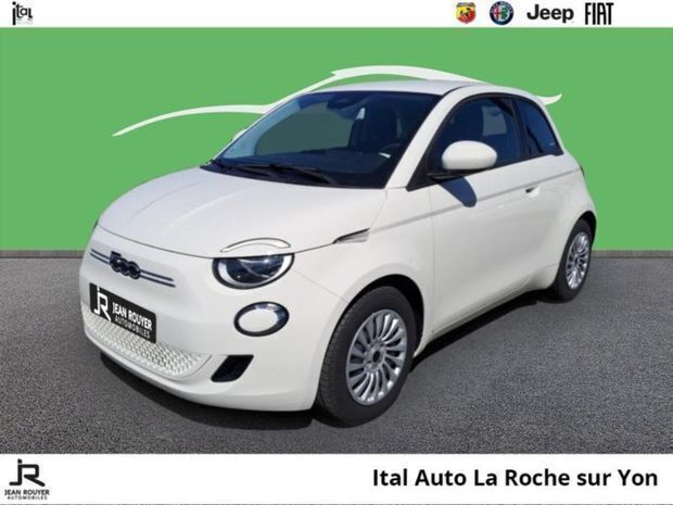 Blanc Utilisé 2023 Fiat 500e Citadine | 15 990 € (Prix juste) - Image 1/4