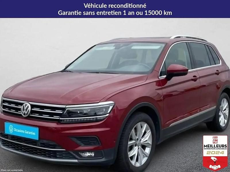 Rouge Occasion 2019 VW Tiguan SUV | 25 450 € (Prix juste) - Image 1/4
