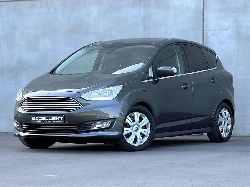 Gris Utilisé 2018 Ford C-MAX Monospace | 11 950 € (Super prix) - Image 1/4